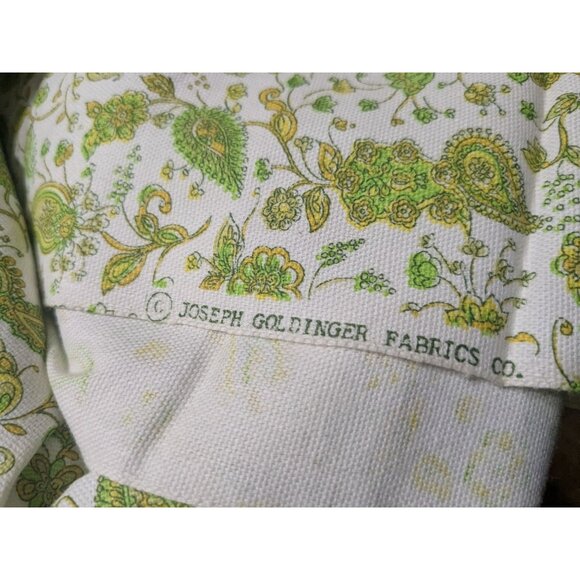 Paisley Fabric Heavy Weight Home Decor 3yds x 44" 1970s Joseph Goldinger Fabrics - Picture 2 of 2